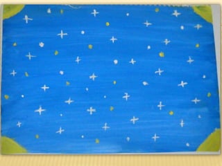 COMBINATION OF COLOURS
 Andricopoulos Giorgos
 I like to combine colours. That’s why my
painting is full of bright and dark colours. Van
Gogh’s painting “Starry Night” inspired me to
draw a beautiful and colorful painting. I hope
you like this painting.
 