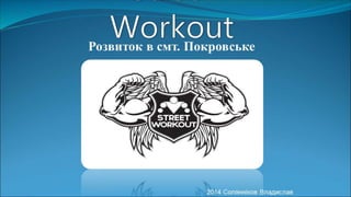 Развитие Street Workout в Покровском