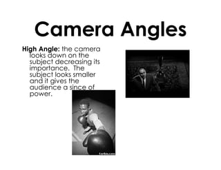 basic Camera Angles | PDF