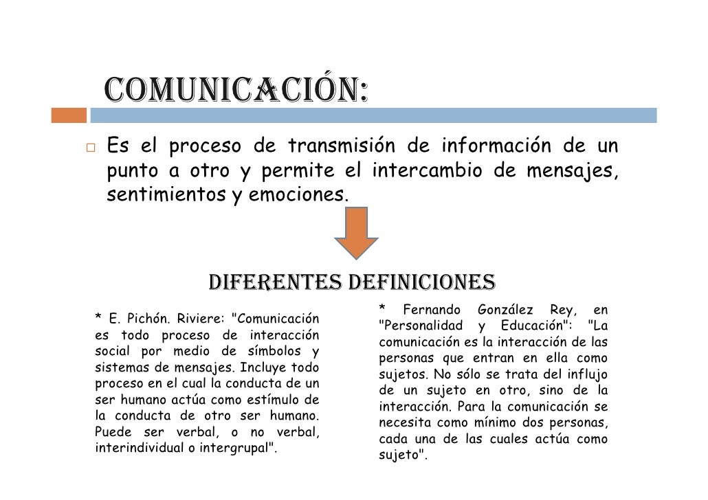 Diferencia entre comunicacion y transmision