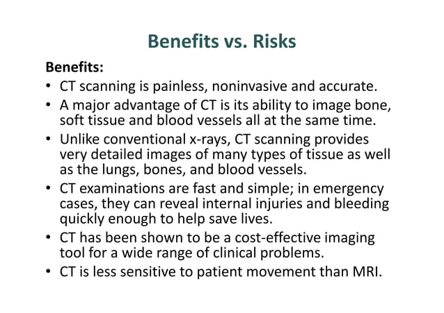 Basics of CT Scan | PDF | Lung and Respiratory Health | Diseases and ...