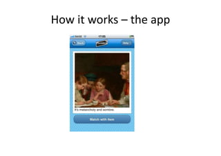 How it works – the app