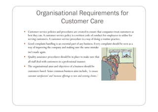 Customer Service Routine customer care in ict | PDF