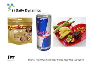 8) Daily Dynamics




         Sloan E. Top 10 Functional Food Trends. Food Tech. April 2010
 