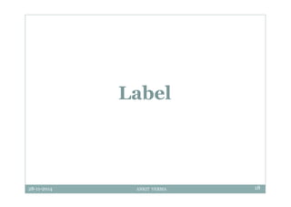 28-11-2014 ANKIT VERMA 18
Label
 