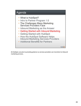 HubSpot Partner Program Launch Webinar