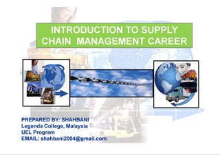 Introduction To Supply Chain Management  Week 1