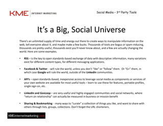 Enterprise Social Media - by KME Internet Marketing of DC