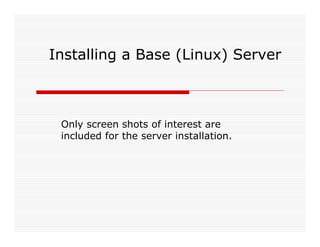Lamp Server With Drupal Installation