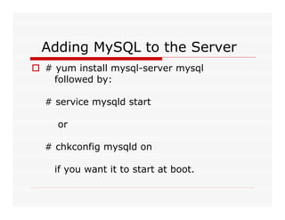 Lamp Server With Drupal Installation