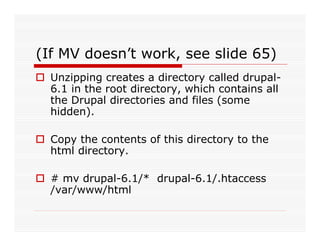Lamp Server With Drupal Installation