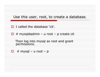 Lamp Server With Drupal Installation