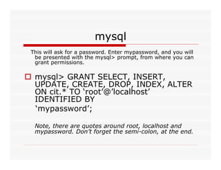 Lamp Server With Drupal Installation