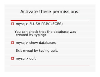 Lamp Server With Drupal Installation