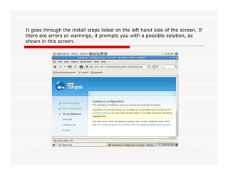 Lamp Server With Drupal Installation