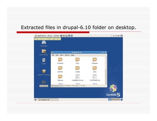 Lamp Server With Drupal Installation