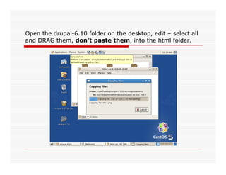 Lamp Server With Drupal Installation