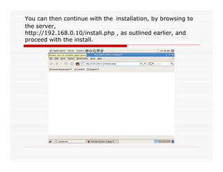 Lamp Server With Drupal Installation