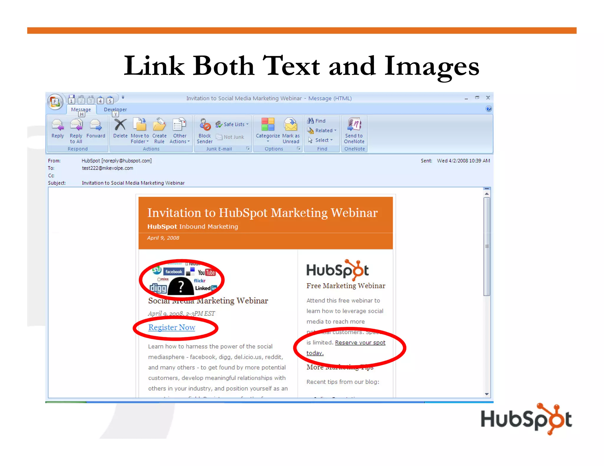Lead Generation - Landing Page HubSpot May2009