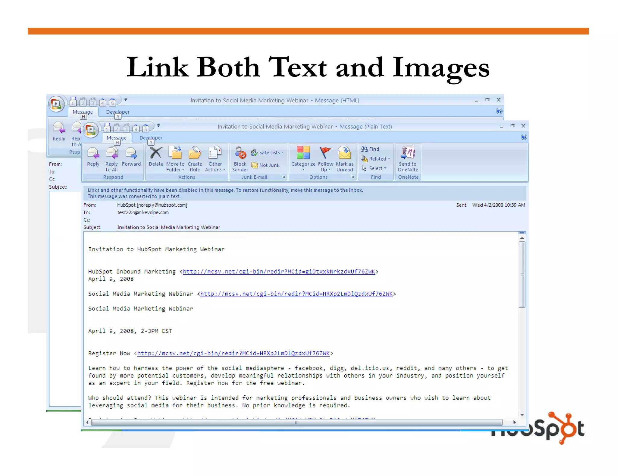 Lead Generation - Landing Page HubSpot May2009