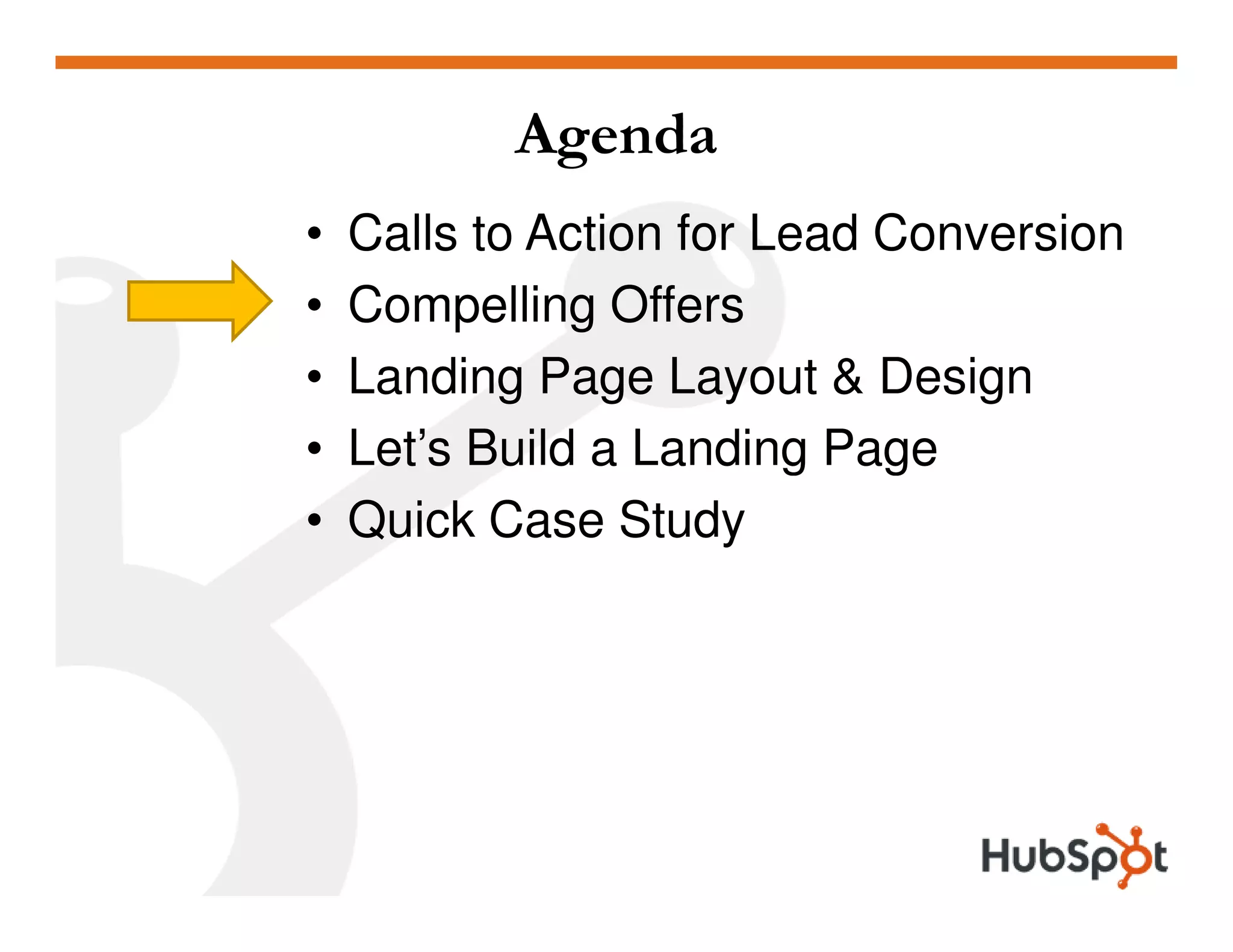 Lead Generation - Landing Page HubSpot May2009