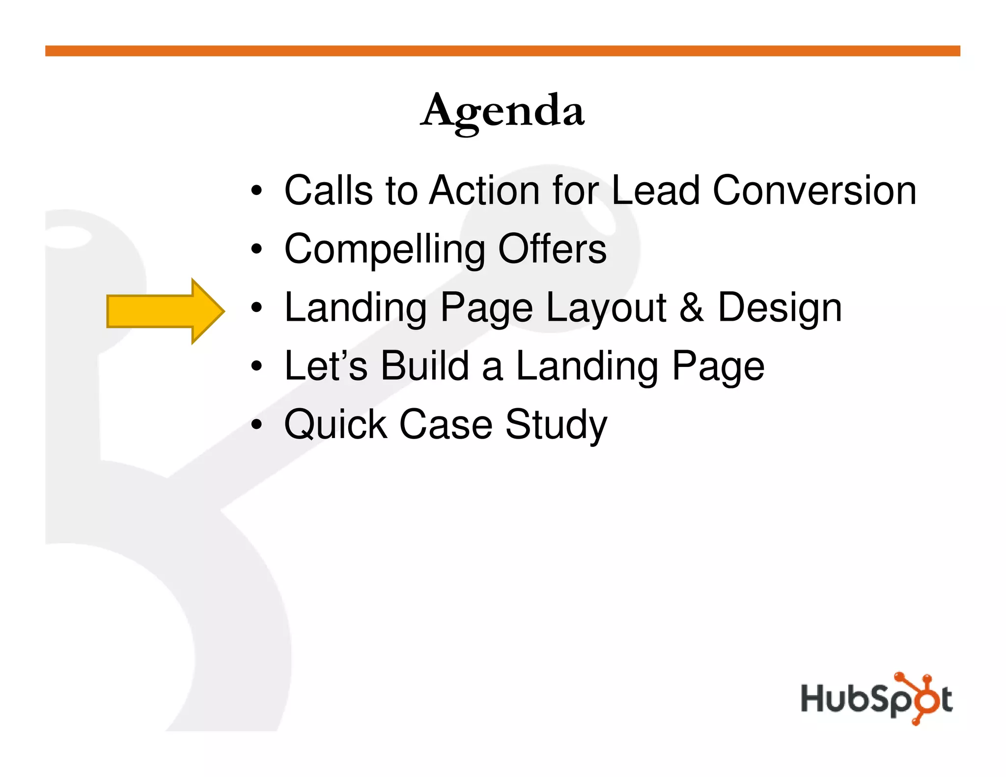 Lead Generation - Landing Page HubSpot May2009
