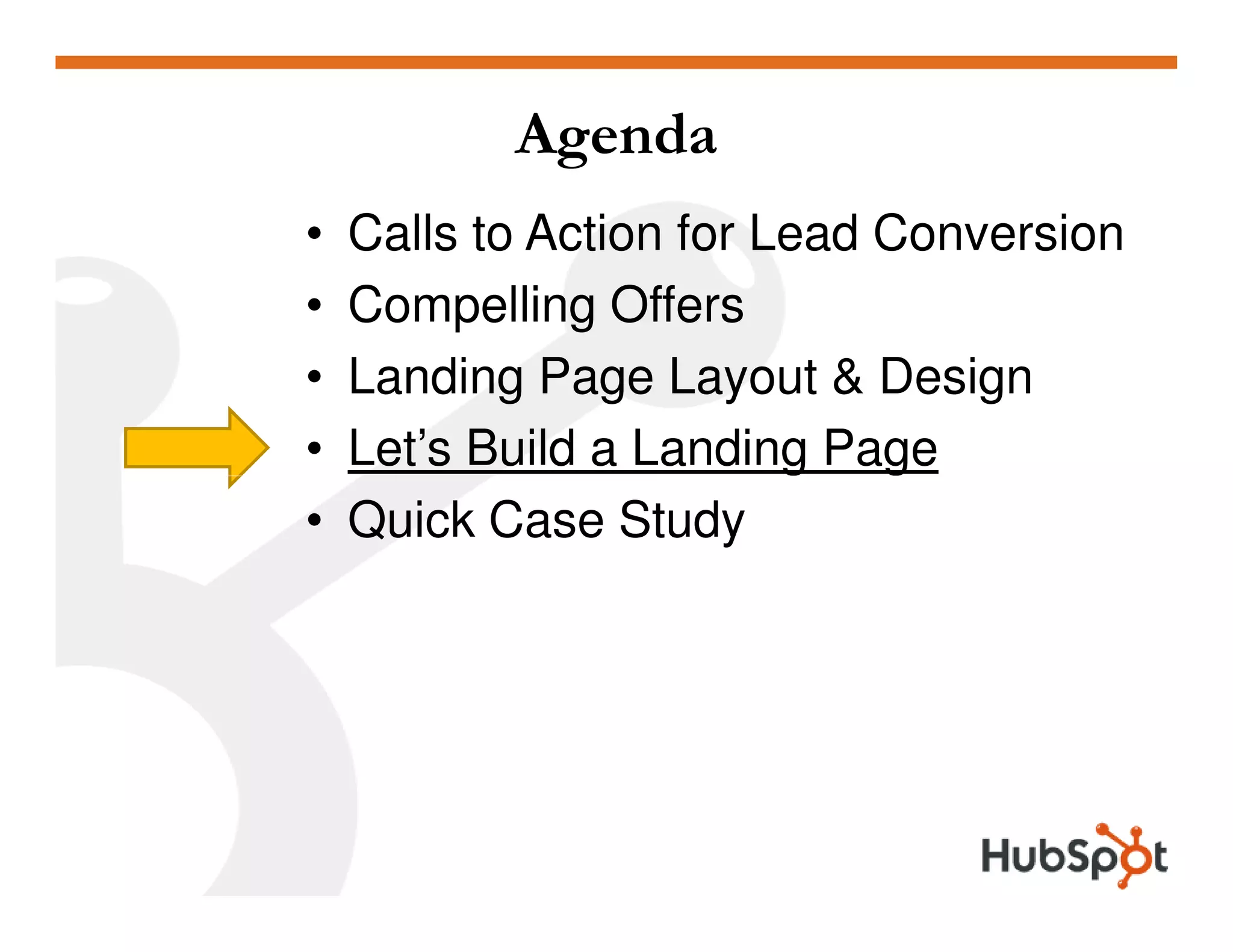 Lead Generation - Landing Page HubSpot May2009