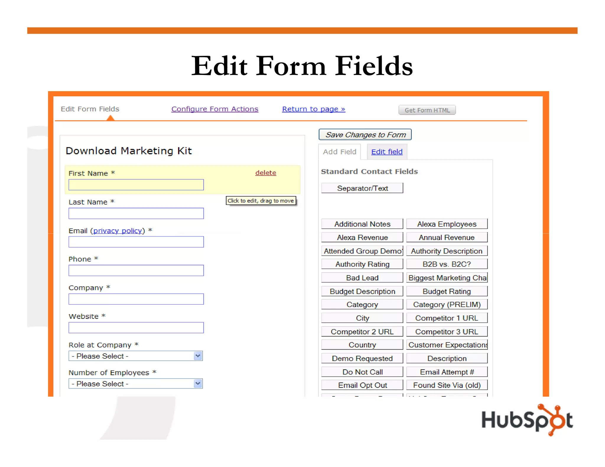 Lead Generation - Landing Page HubSpot May2009