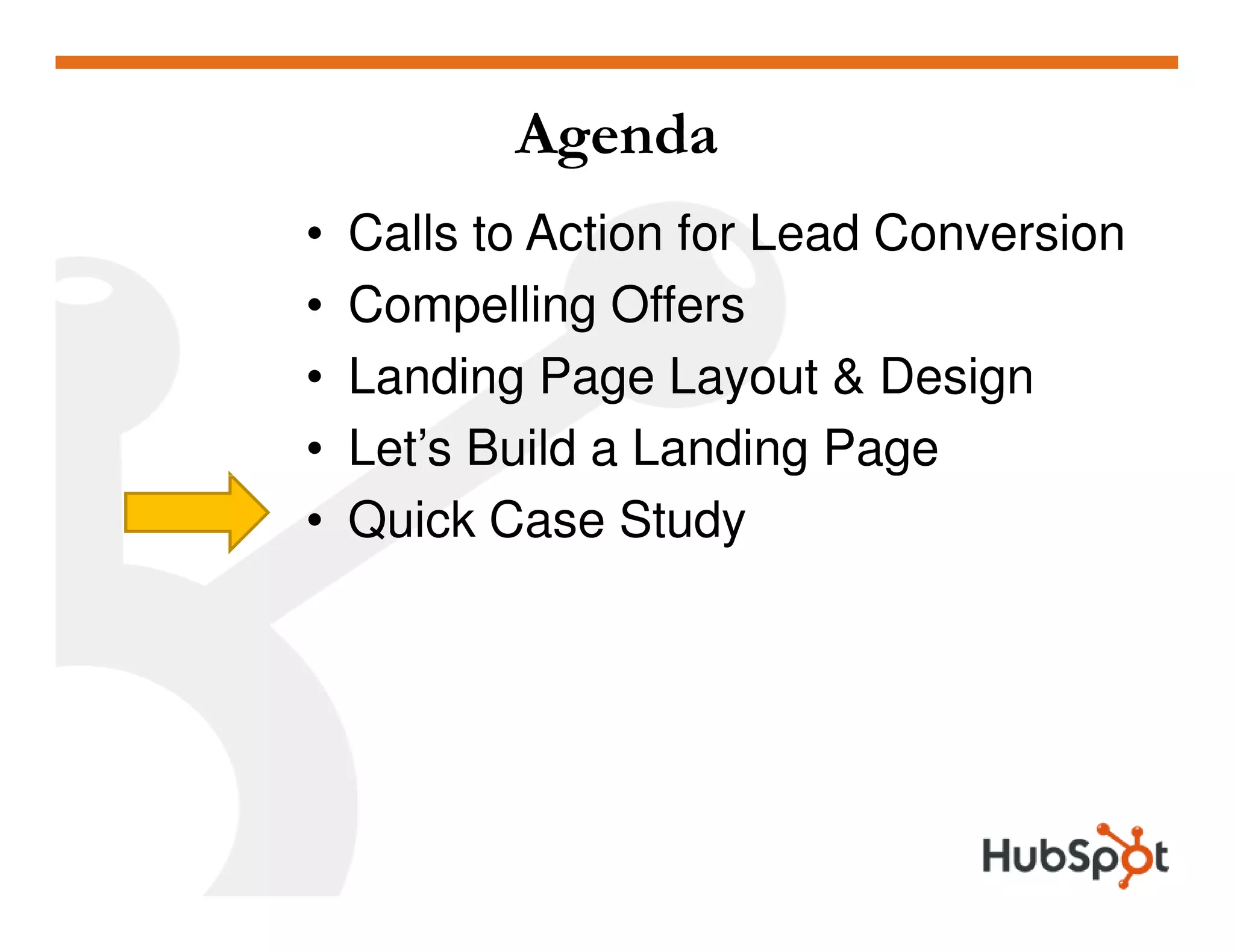 Lead Generation - Landing Page HubSpot May2009