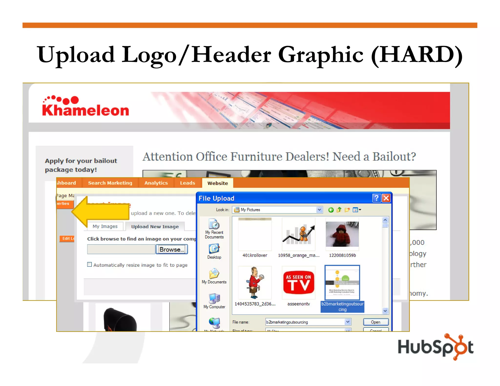 Lead Generation - Landing Page HubSpot May2009