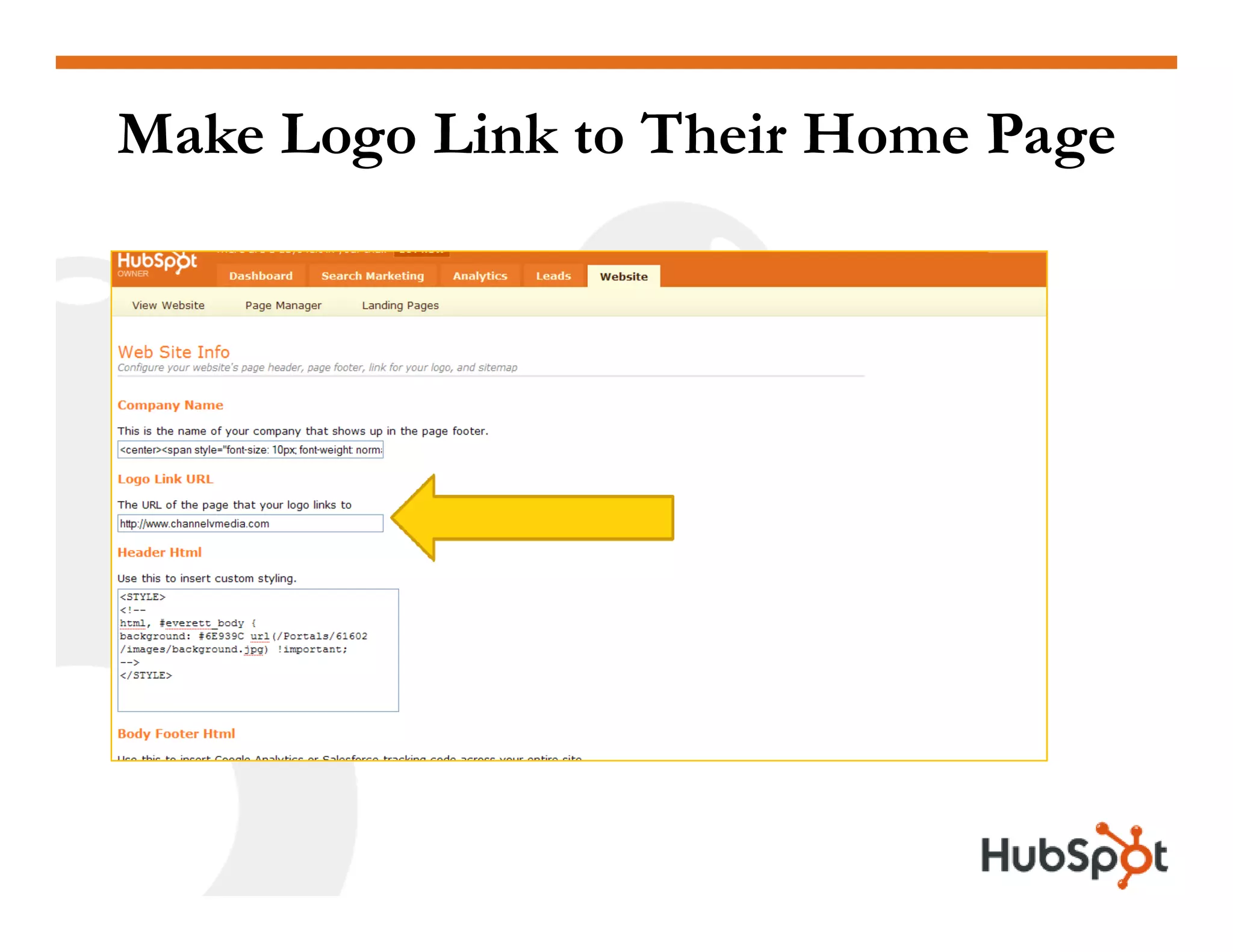 Lead Generation - Landing Page HubSpot May2009