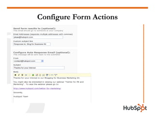 Configure Form Actions
 
