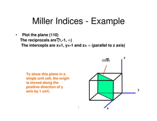 Microsoft PowerPoint - lecture (1) material scie (crystal structure) (3 ...