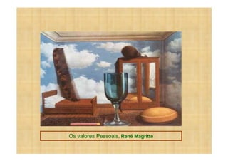 Os valores Pessoais, René Magritte
 
