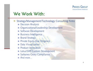 Praxes Group Capabilities Overview