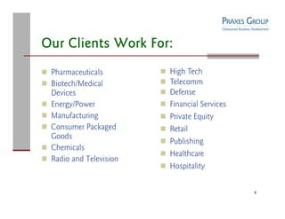 Praxes Group Capabilities Overview