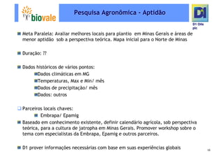 Microsoft Power Point   Programa De Pesquisa Em Rede Bio Vale]D1 Oils