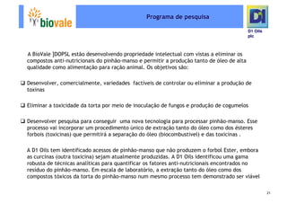 Microsoft Power Point   Programa De Pesquisa Em Rede Bio Vale]D1 Oils