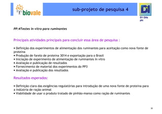 Microsoft Power Point   Programa De Pesquisa Em Rede Bio Vale]D1 Oils