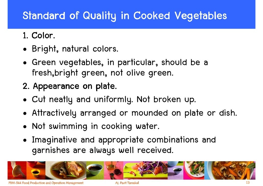 Week 8 Vegetables, Grain And Pasta