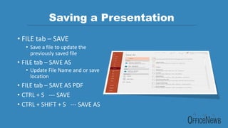 Powerpoint Save Option Microsoft PowerPoint 101.pptx