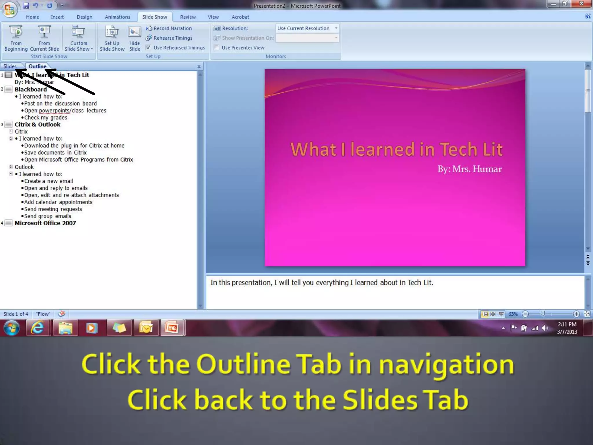 Microsoft PowerPoint 2007