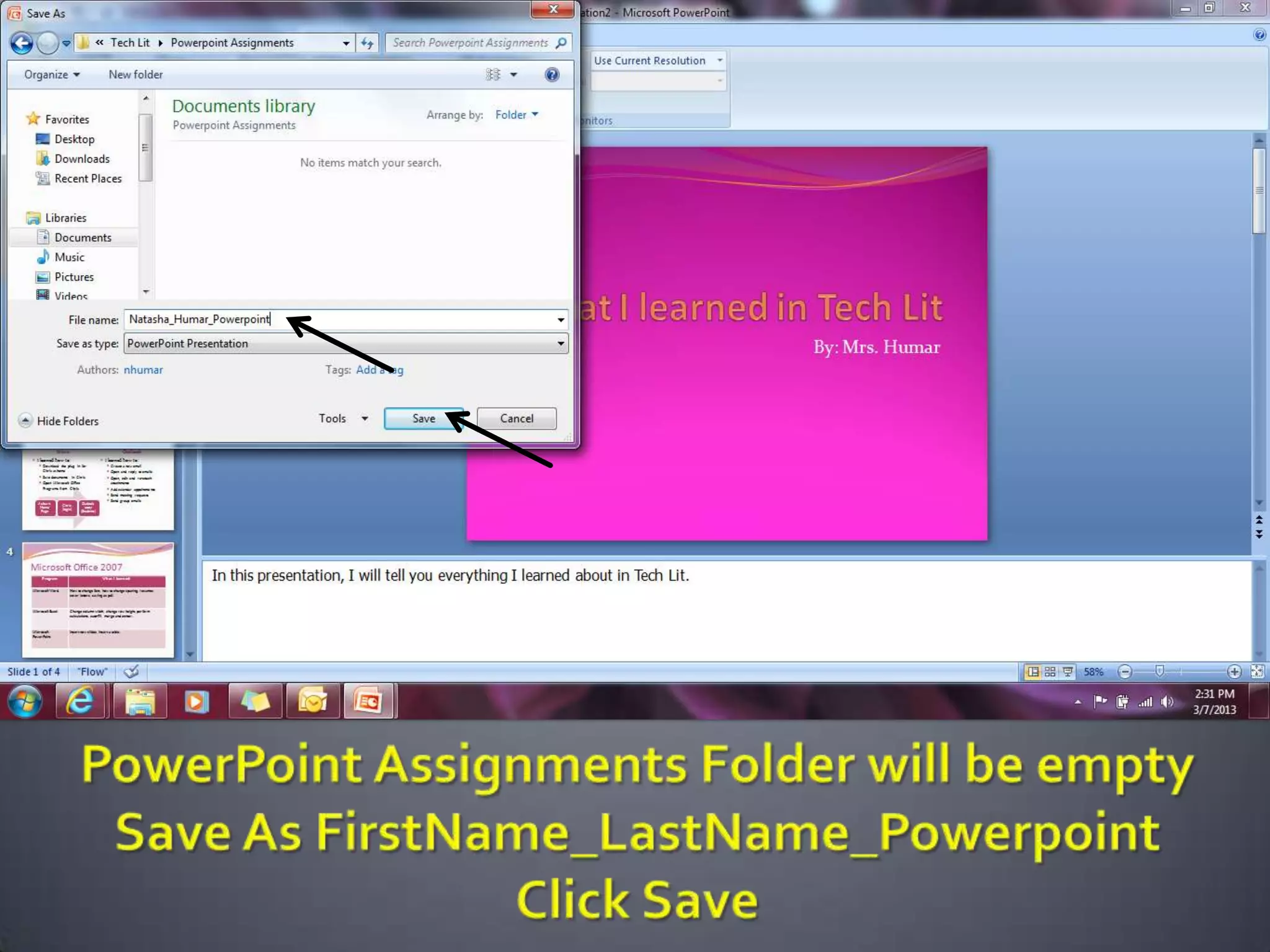 Microsoft PowerPoint 2007