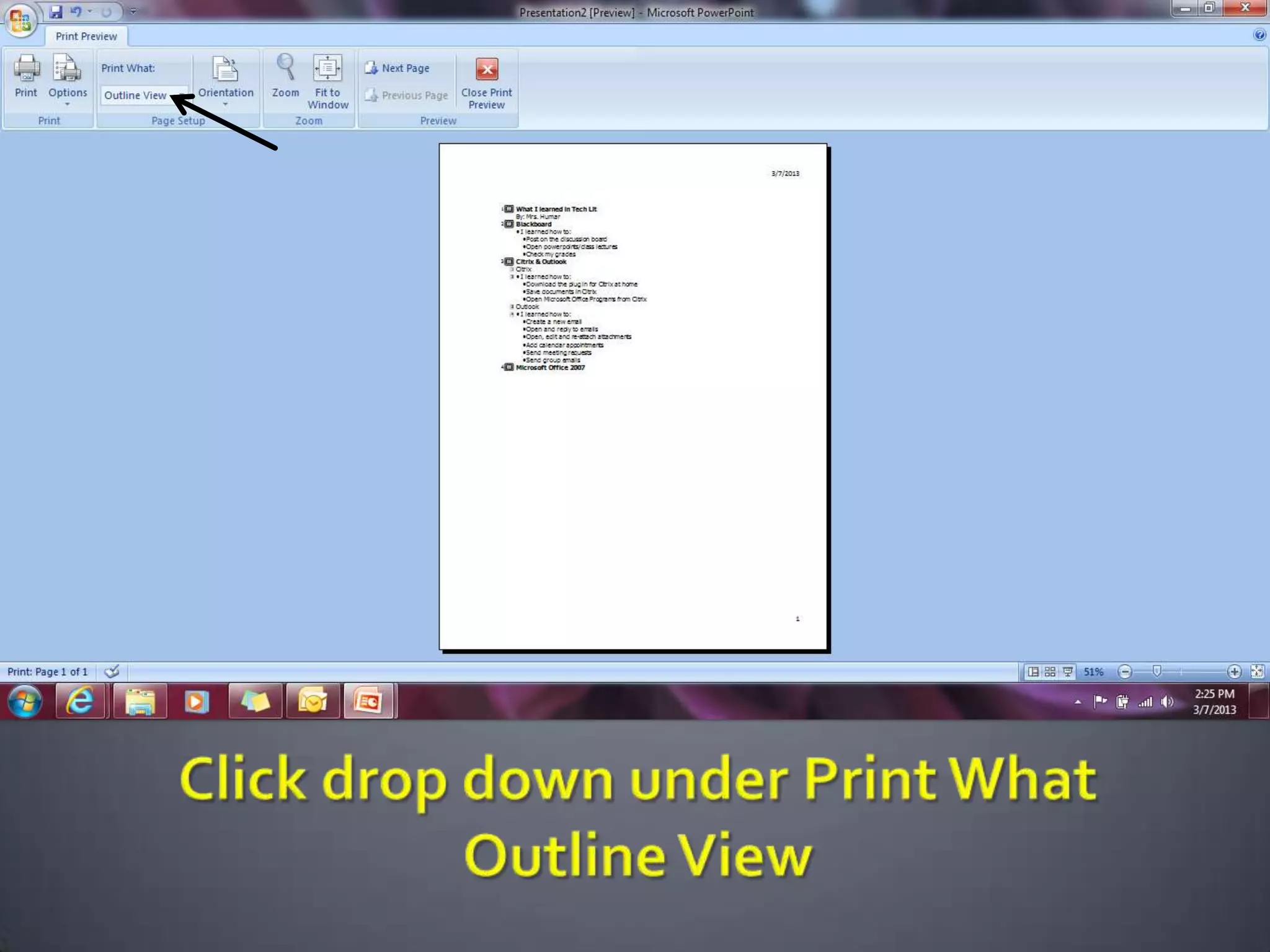 Microsoft PowerPoint 2007