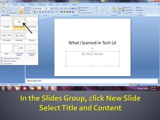 Microsoft PowerPoint 2007