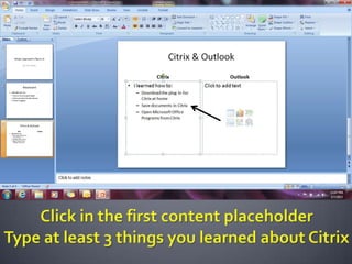 Microsoft PowerPoint 2007