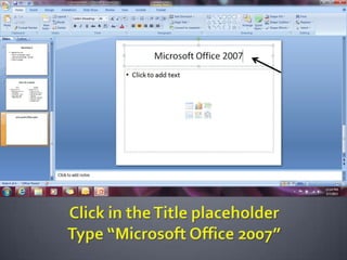 Microsoft PowerPoint 2007