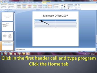Microsoft PowerPoint 2007
