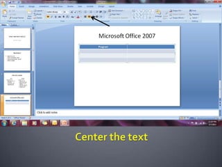 Microsoft PowerPoint 2007