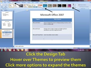 Microsoft PowerPoint 2007